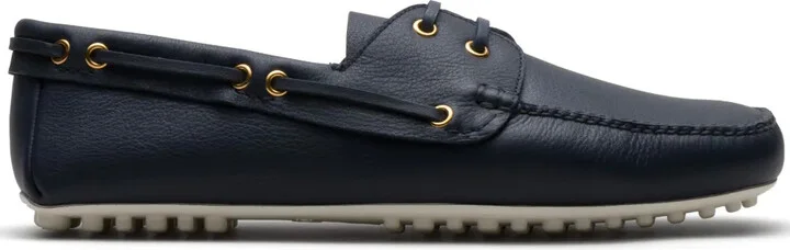 Lace-Up Leather Loafers