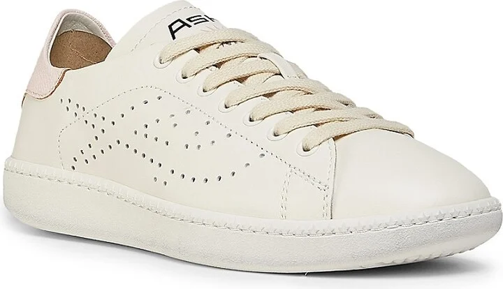 Lace-Up Leather Low-Top Sneakers - Image 2