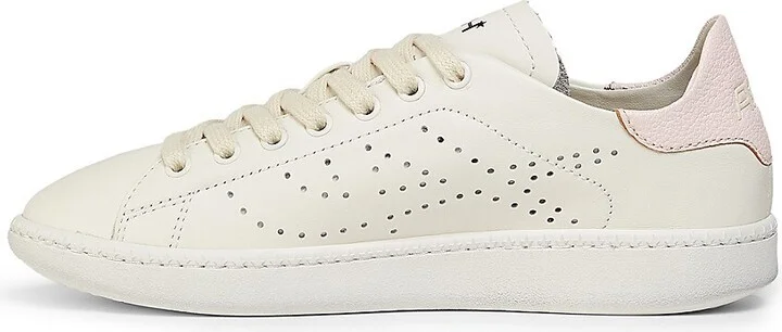 Lace-Up Leather Low-Top Sneakers - Image 4