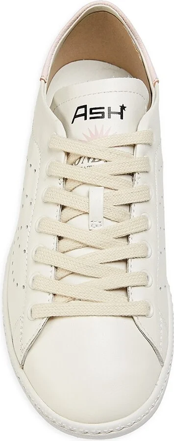 Lace-Up Leather Low-Top Sneakers - Image 5