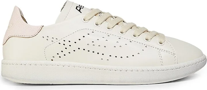 Lace-Up Leather Low-Top Sneakers