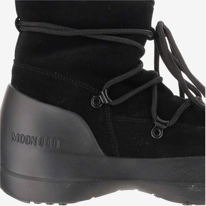 Lace-up Leather Moon Boot - Image 4