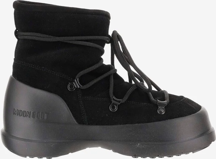 Lace-up Leather Moon Boot