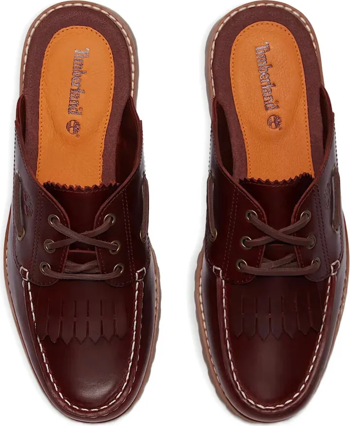 Lace-Up Leather Mules - Image 3