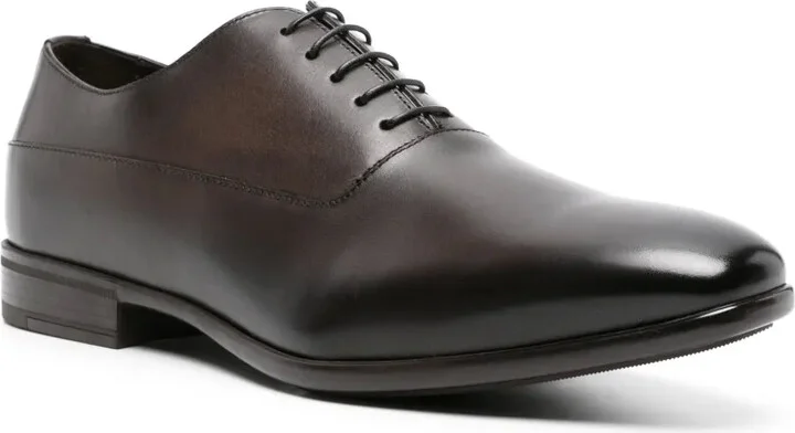 lace-up leather Oxford shoes - Image 2