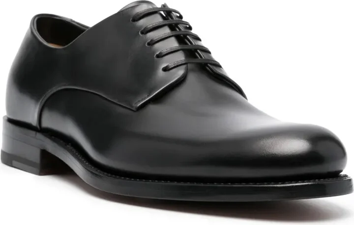Lace-Up Leather Oxford Shoes - Image 2