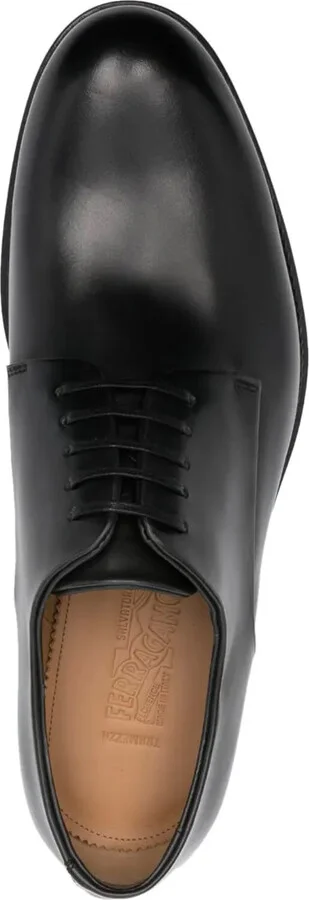 Lace-Up Leather Oxford Shoes - Image 4