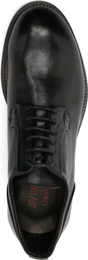 lace-up leather Oxford shoes - Image 4