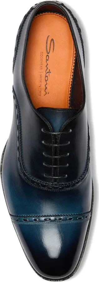 Lace-Up Leather Oxford Shoes - Image 2