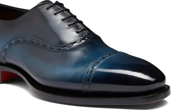 Lace-Up Leather Oxford Shoes - Image 3