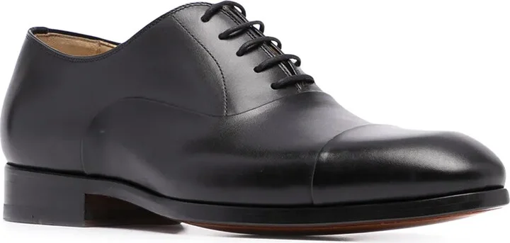 lace-up leather Oxford shoes - Image 2