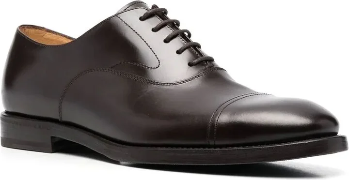 lace-up leather Oxford shoes - Image 2