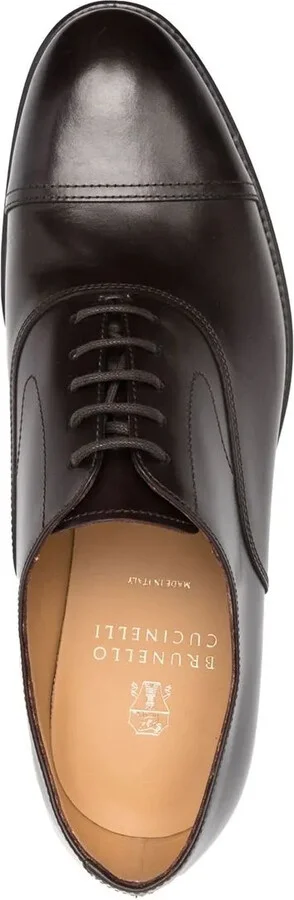 lace-up leather Oxford shoes - Image 4