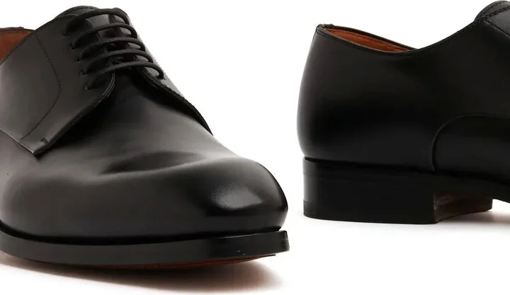 lace-up leather Oxford shoes - Image 4
