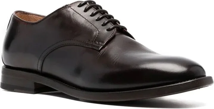 lace-up leather Oxford shoes - Image 2