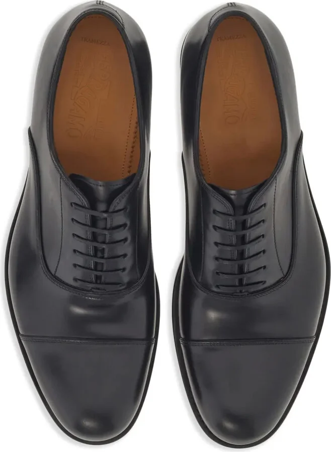 Lace-Up Leather Oxford Shoes - Image 4