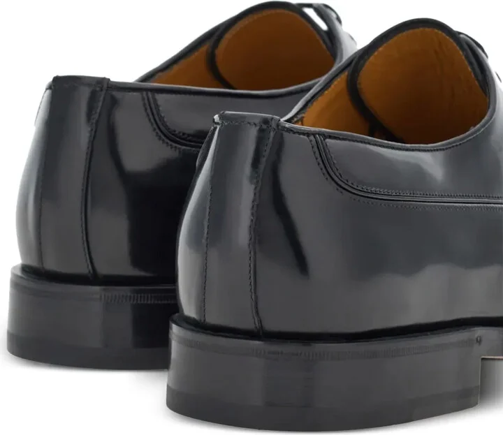 Lace-Up Leather Oxford Shoes - Image 3