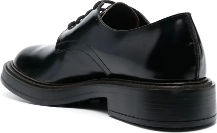 Lace-Up Leather Oxford Shoes - Image 3