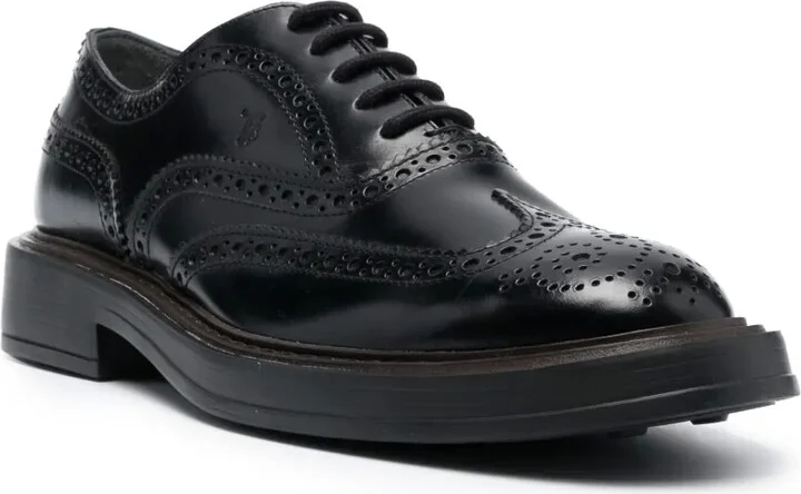 Lace-Up Leather Oxford Shoes - Image 2