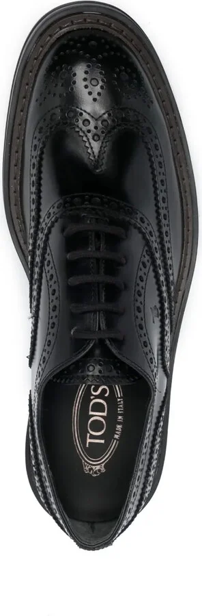 Lace-Up Leather Oxford Shoes - Image 4