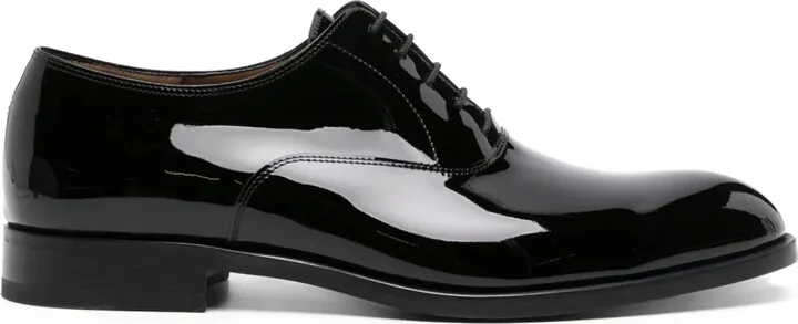 Lace-Up Leather Oxford Shoes