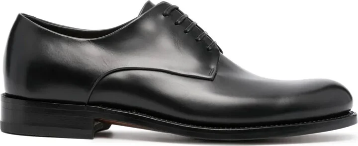Lace-Up Leather Oxford Shoes