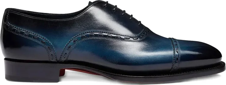 Lace-Up Leather Oxford Shoes