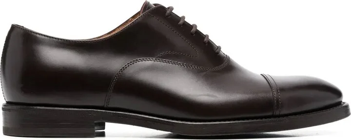lace-up leather Oxford shoes