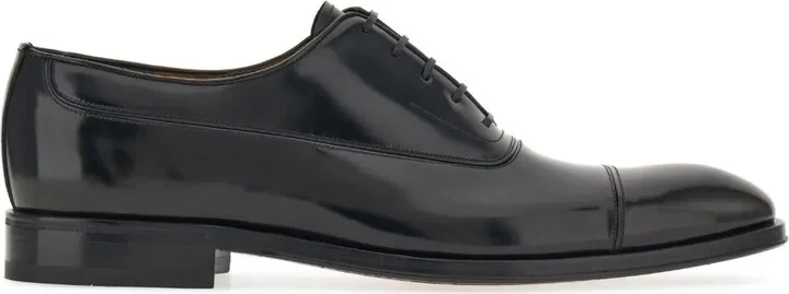 Lace-Up Leather Oxford Shoes