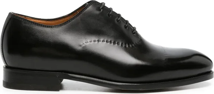Lace-Up Leather Oxford Shoes