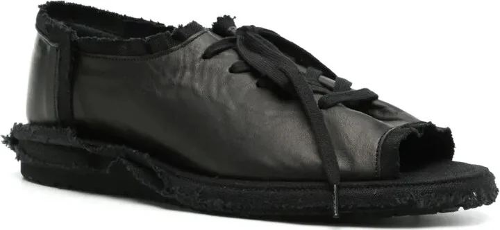 Lace-Up Leather Sandals - Image 2