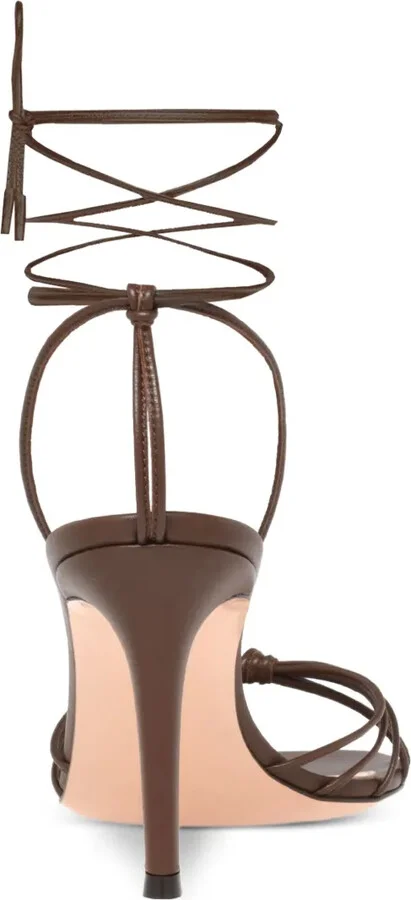 Lace-Up Leather Sandals - Image 3