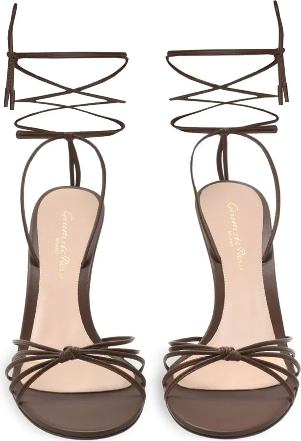 Lace-Up Leather Sandals - Image 4