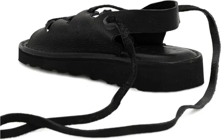 Lace-Up Leather Sandals - Image 2