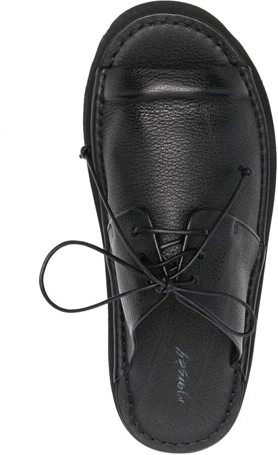 Lace-Up Leather Sandals - Image 4