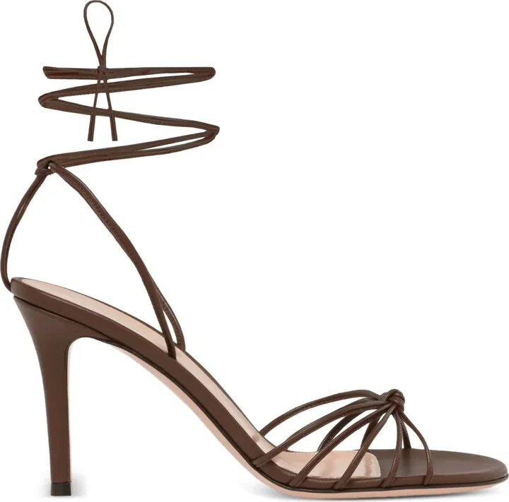 Lace-Up Leather Sandals