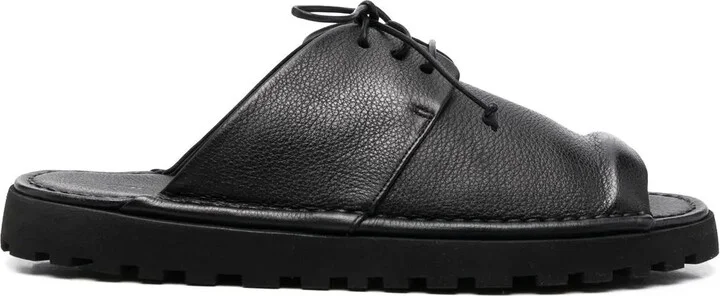 Lace-Up Leather Sandals