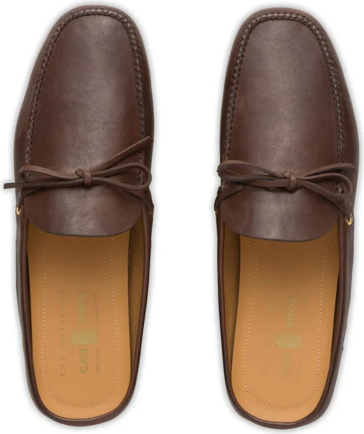 Lace-Up Leather Slippers - Image 4