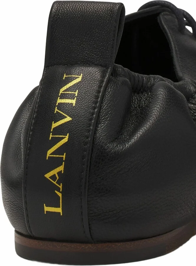 Lace-Up Leather Slippers - Image 5