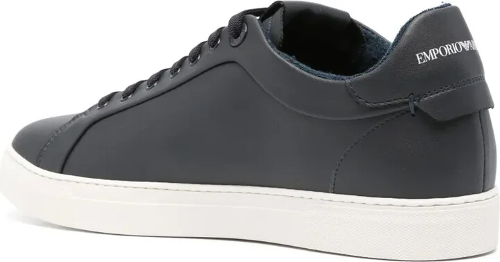 Lace-Up Leather Sneakers - Image 3