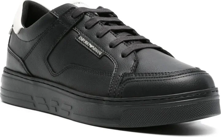 Lace-Up Leather Sneakers - Image 2