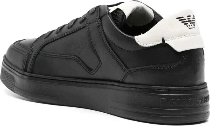 Lace-Up Leather Sneakers - Image 3