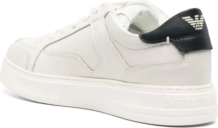 Lace-Up Leather Sneakers - Image 3