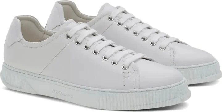 Lace-Up Leather Sneakers - Image 2