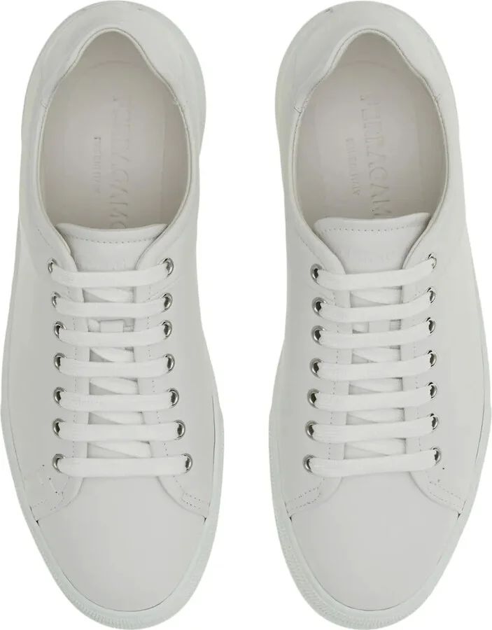 Lace-Up Leather Sneakers - Image 4