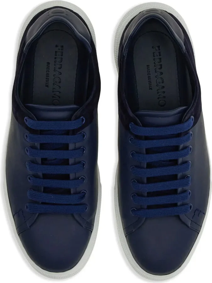 Lace-Up Leather Sneakers - Image 4