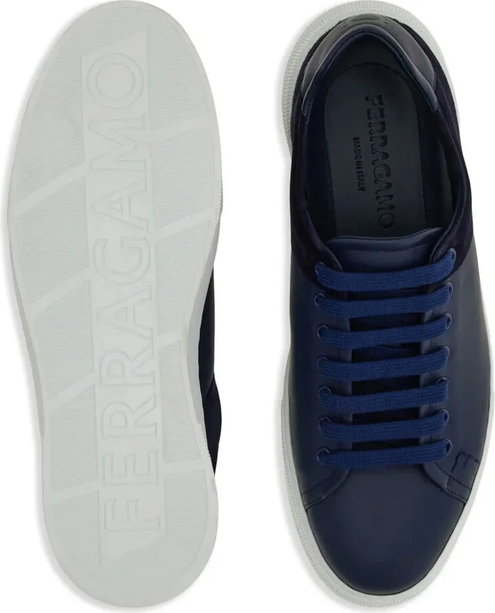 Lace-Up Leather Sneakers - Image 5
