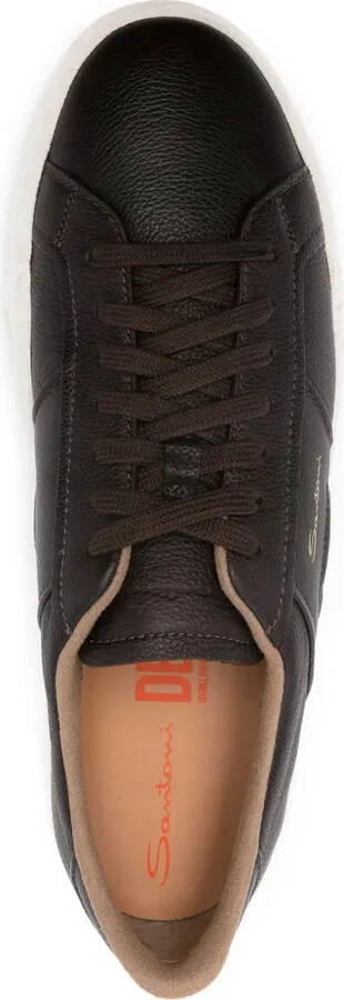 Lace-Up Leather Sneakers - Image 4