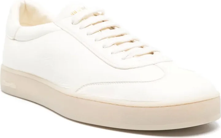 Lace-Up Leather Sneakers - Image 2