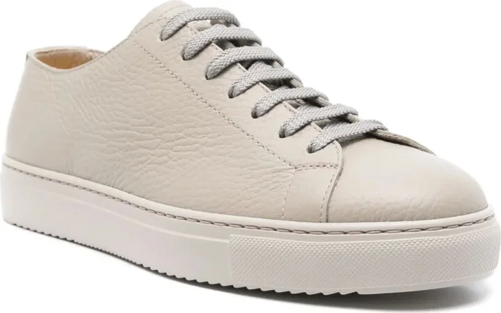 Lace-Up Leather Sneakers - Image 2